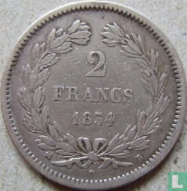 France 2 francs 1834 (B) - Image 1