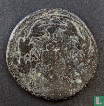 Romeinse Rijk, AE As, 27 BC - 14 AD, Augustus, Uncertain Asian mint, 25 BC - Afbeelding 2