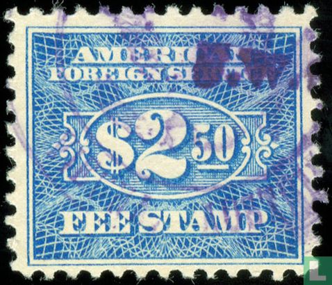 Revenue - Cijfer (Foreign Service Fee Stamp)