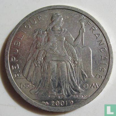 Frans-Polynesië 2 francs 2001 - Afbeelding 1