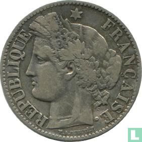 France 2 francs 1870 (Cérès - grand A - avec légende) - Image 2