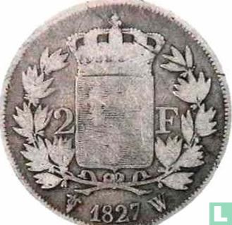 France 2 francs 1827 (W) - Image 1