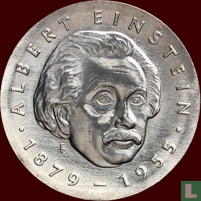GDR 5 mark 1979 "100th anniversary Birth of Albert Einstein" - Image 2