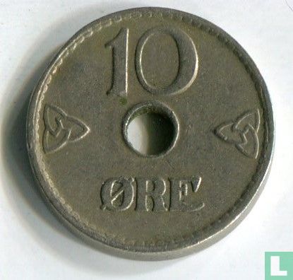 Norwegen 10 Øre 1927 - Bild 2