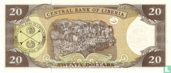 Liberia 20 Dollars 2011 - Image 2