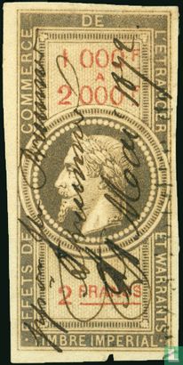 Douanes - Napoleon III (2F) (1000-2000)