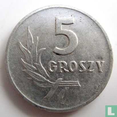 Pologne 5 groszy 1960 - Image 2