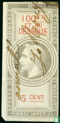 Douanes - Napoleon III (5 C) (100 en minder)