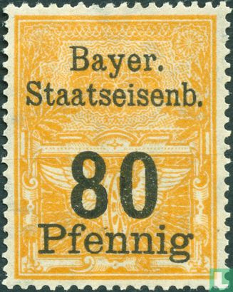 Bayerischen Staatsbahn 80 pf