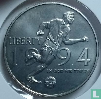 United States ½ dollar 1994 (D) "Football World Cup in United States" - Image 1