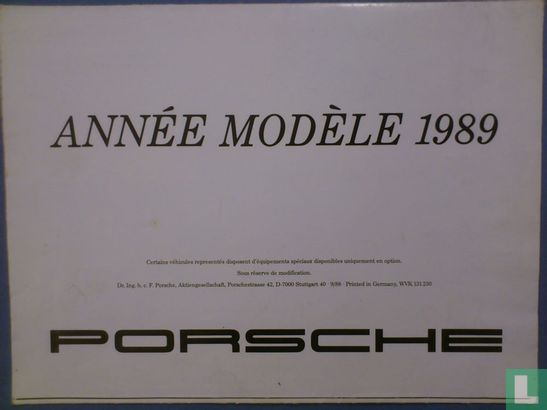 Porsche: année modèles 1989 - Image 1