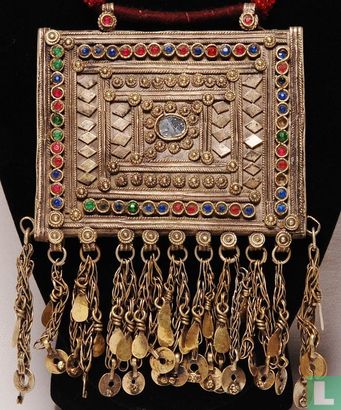 Vintage halsketting Afghanistan - Afbeelding 2