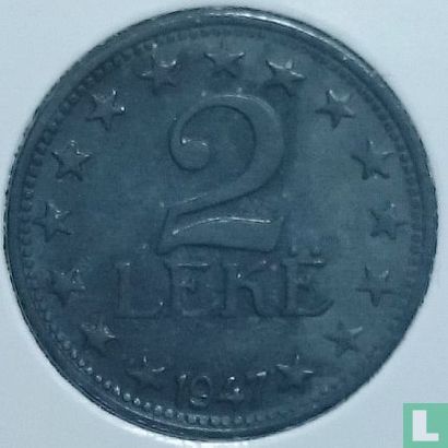 Albania 2 lekë 1947 - Image 1