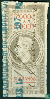 Douanes - Napoleon III (3F) (5000-6000)