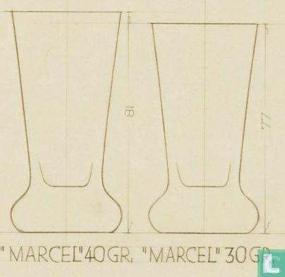 Marcel Beker 30 gr en 40 gr blank - Image 2