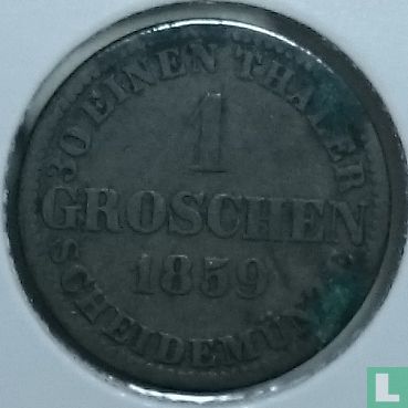 Hanovre 1 groschen 1859 - Image 1