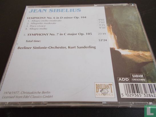 Jean Sibelius Symphony No 6 &7 - Bild 2