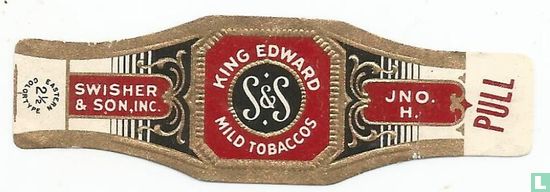 King Edward S & S Mild Tobaccos - Swisher & Son. Inc. - JNO. H. - Afbeelding 1