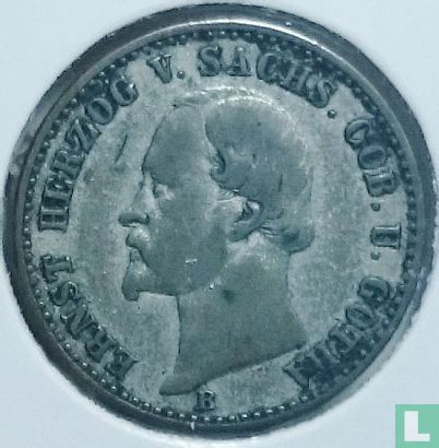 Saxe-Cobourg-Gotha 2 groschen 1865 - Image 2