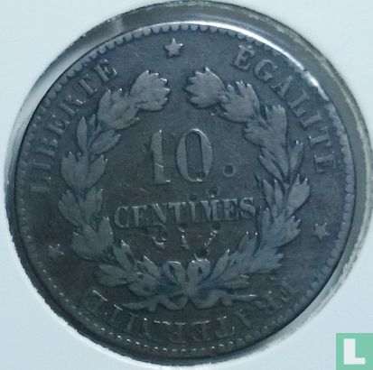 Frankrijk 10 centimes 1881 - Afbeelding 2