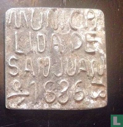 Mexico  Fincha de Hacienda (estate token)  Munica Lida de San Juan  1886 - Image 1