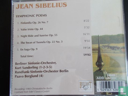 Jean Sibelius "Symphonic Poems" - Afbeelding 2