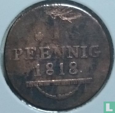 Sachsen-Meiningen 1 Pfennig 1818 - Bild 1