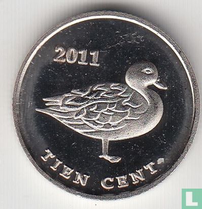 Saba 10 cents 2011 - Image 1