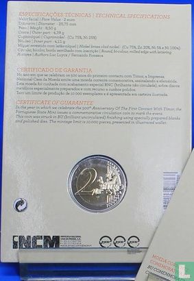 Portugal 2 euro 2015 (folder) "500th anniversary of the first contact with Timor" - Afbeelding 2