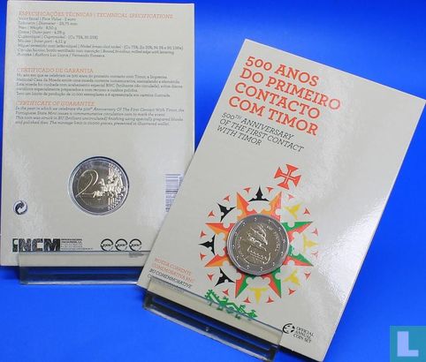 Portugal 2 euro 2015 (folder) "500th anniversary of the first contact with Timor" - Afbeelding 3
