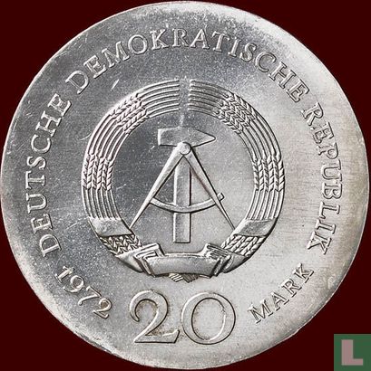 DDR 20 mark 1972 "500th anniversary Birth of Lucas Cranach" - Afbeelding 1