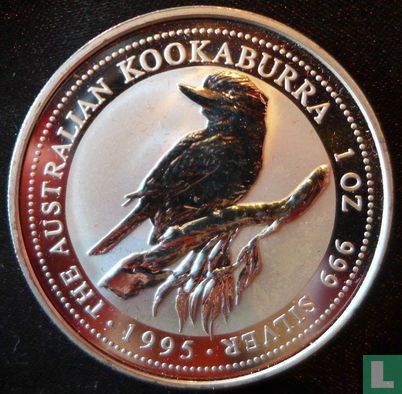 Australie 1 dollar 1995 (sans marque privy) "Kookaburra" - Image 1
