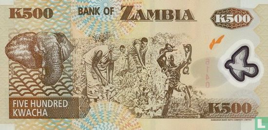 Zambie 500 Kwacha 2003 - Image 2
