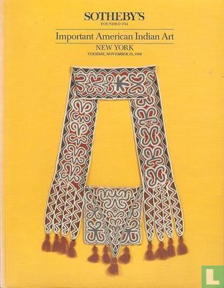 Sotheby's Important American Indian Art  - Image 1
