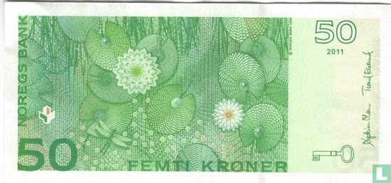 Noorwegen 50 Kroner 2011 - Afbeelding 2