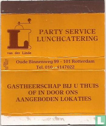 Party Service Lunchcatering Van der Linde