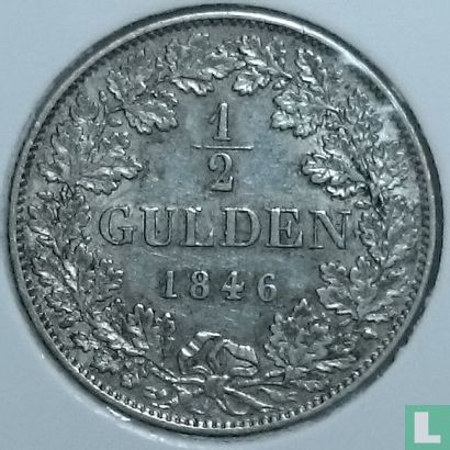 Beieren ½ gulden 1846 - Afbeelding 1
