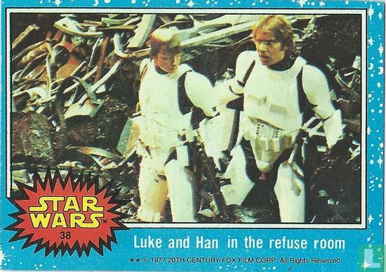 Luke and Han in the refuse room - Image 1