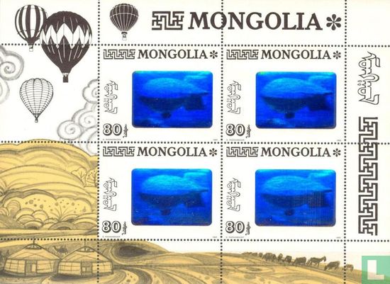 Zeppelin über Ulaanbaatar
