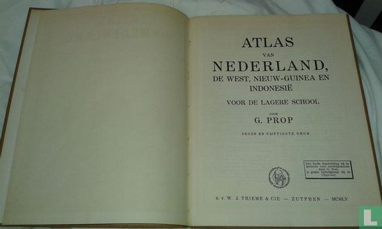 Atlas van Nederland, de West en Indonesië - Image 3
