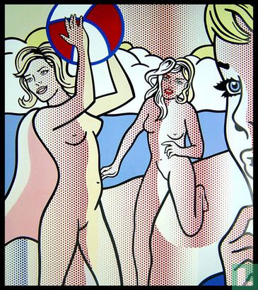 Nudes with beachball – Pop Art - Image 1