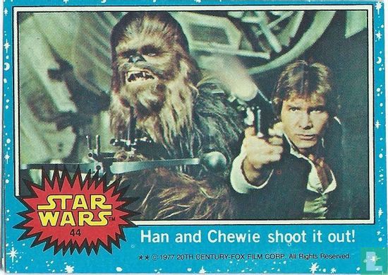 Han and Chewie shoot it out! - Afbeelding 1