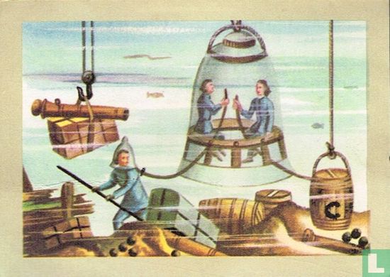 Duikerklok en duikerhelmvan de 18e eeuw - Bild 1