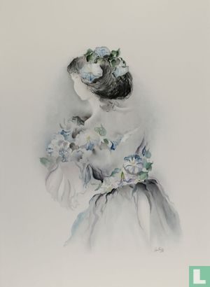 Femme Avec Fleurs  - Afbeelding 1