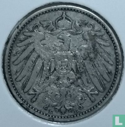 Duitse Rijk 1 mark 1896 (E) - Afbeelding 2