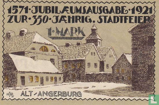 Angerburg, Stadt - 1 Mark 1921 - Afbeelding 2