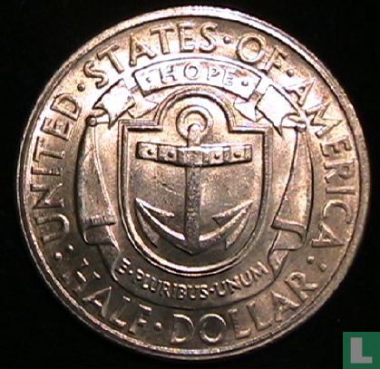 États-Unis ½ dollar 1936 (S) "300th anniversary of Rhode Island" - Image 2