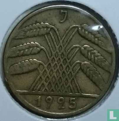 Duitse Rijk 10 reichspfennig 1925 (J) - Afbeelding 1