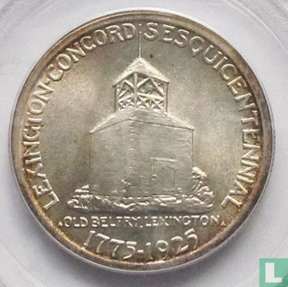 Verenigde Staten ½ dollar 1925 "Lexington-Concord sesquicentennial" - Afbeelding 1