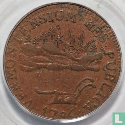 Vermont copper 1786 - Afbeelding 1